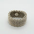 Somerset Mesh Ring Sterling Silver