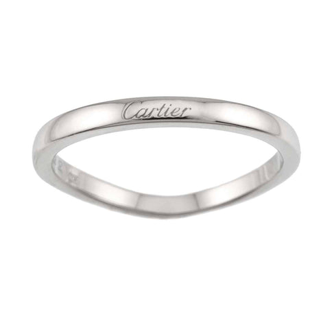 Ballerina Curve Ring Platinum