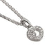 Happy Diamonds Pendant Necklace 18K White Gold 42cm