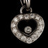 Happy Diamonds Pendant Necklace 18K White Gold 42cm