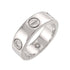 Love Ring 18K White Gold with Diamond