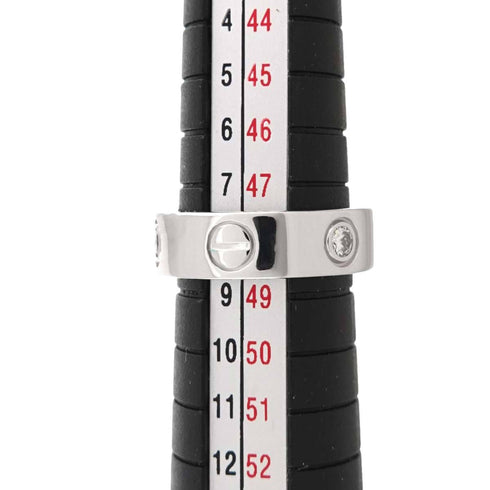 Love Ring 18K White Gold with Diamond