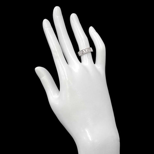 Love Ring 18K White Gold with Diamond