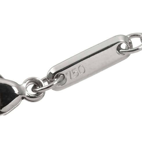 Pendant Necklace 18K White Gold