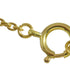 Pendant Necklace 18K Yellow Gold 40cm With Diamond and Lapis Lazuli