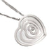 Happy Spirit Heart Pendant Necklace 18K White Gold With Diamond 60cm