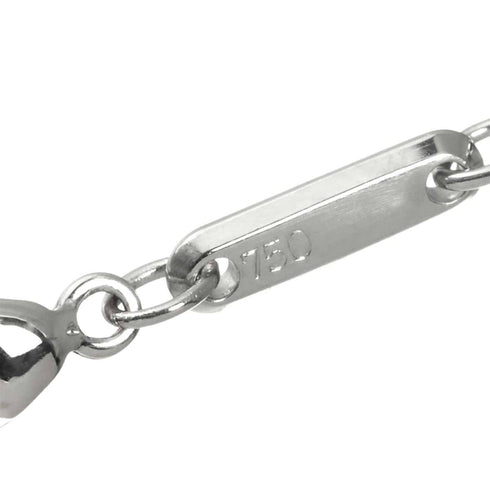 Pendant Necklace 18K White Gold