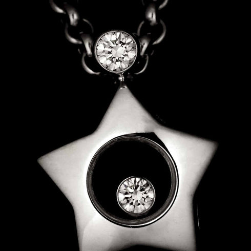Pendant Necklace 18K White Gold