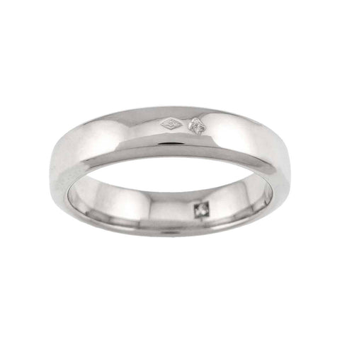 Ring Platinum Medium with Diamond