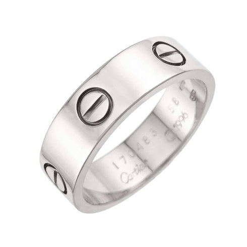 Band Ring 18K White Gold