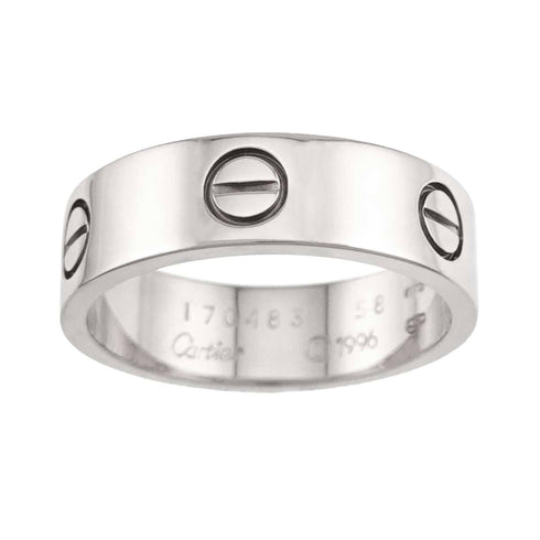 Band Ring 18K White Gold