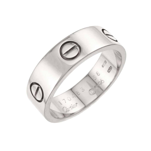 Band Ring 18K White Gold