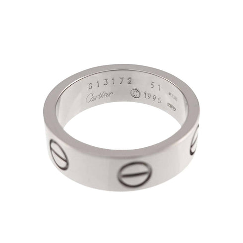 Love Ring 18K White Gold