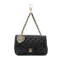 Valentine Crystal Hearts Flap Bag Quilted Lambskin Mini