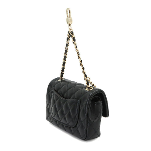 Valentine Crystal Hearts Flap Bag Quilted Lambskin Mini