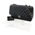 Classic Double Flap Bag Quilted Caviar Jumbo