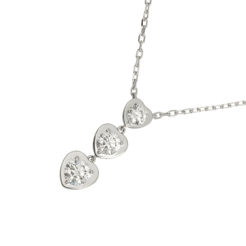 Pendant Necklace 18K White Gold