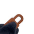 Earrings Metal and Swift Leather
