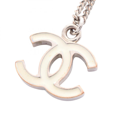 CC Logo Pendant Necklace Metal