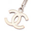 CC Logo Pendant Necklace Metal