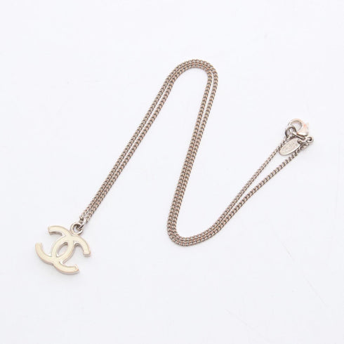 CC Logo Pendant Necklace Metal