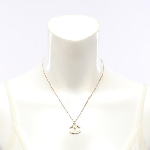 CC Logo Pendant Necklace Metal