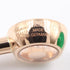 Bracelet 18K Rose Gold With Green Agate and Diamond