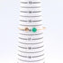 Bracelet 18K Rose Gold With Green Agate and Diamond