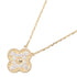 Vintage Alhambra Pendant Necklace 18K Yellow Gold