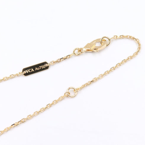 Vintage Alhambra Pendant Necklace 18K Yellow Gold
