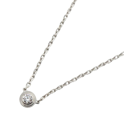 Pendant Necklace 18K White Gold with Diamond