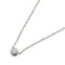 Pendant Necklace 18K White Gold with Diamond