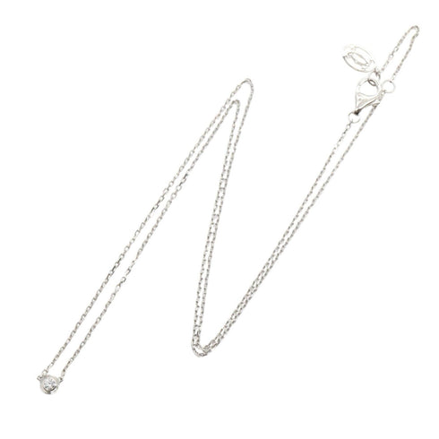 Pendant Necklace 18K White Gold with Diamond