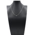Pendant Necklace 18K White Gold with Diamond