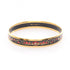 Cloisonné Enamel Bangle Gold Bracelet