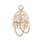 CC Logo Brooch Metal