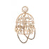 CC Logo Brooch Metal