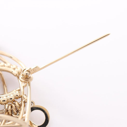 CC Logo Brooch Metal