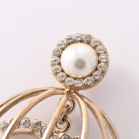 CC Logo Brooch Metal