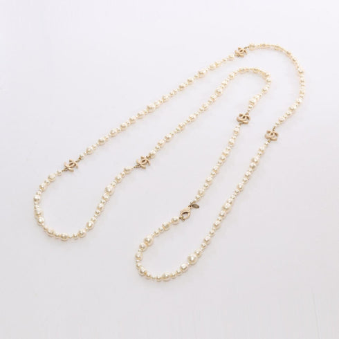 CC Logo Pendant Necklace Metal