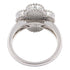 Vintage Alhambra Ring Sterling Silver and 18K White Gold