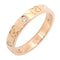 Band Ring 18K Rose Gold With Diamond