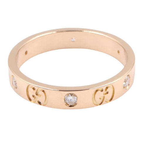 Band Ring 18K Rose Gold With Diamond