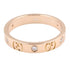 Band Ring 18K Rose Gold With Diamond