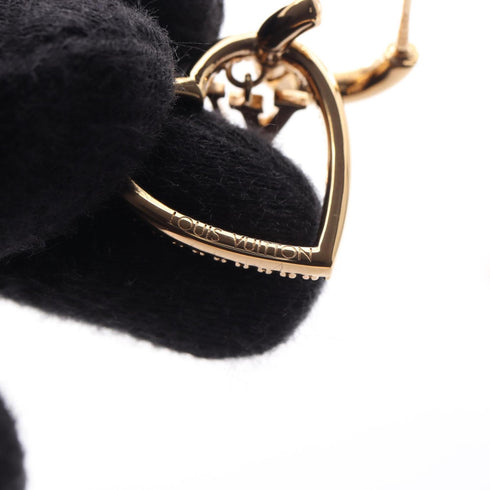 Rhinestone Earrings Gold and Rhinestone