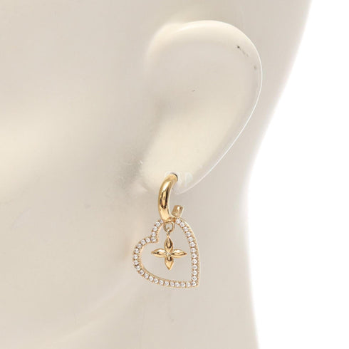 Rhinestone Earrings Gold and Rhinestone