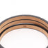 Anagram Twist Bracelet Leather and Gold