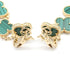 Alhambra Earrings 18K Yellow Gold and Malachite 18K Yellow Gold