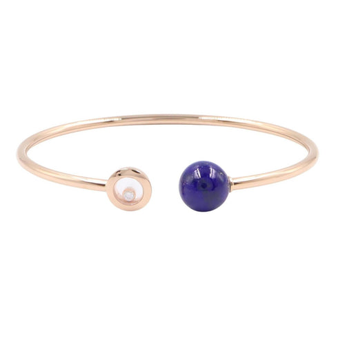 Happy Diamonds Planet Bracelet 18K Rose Gold with Diamond and Lapis Lazuli