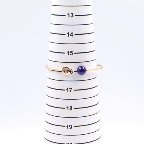 Happy Diamonds Planet Bracelet 18K Rose Gold with Diamond and Lapis Lazuli